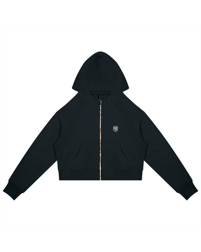 P.R.O. x JUSTWATCH ARC Cropped Zip Hoodie