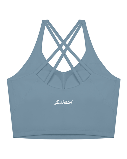 JUSTWATCH VERVE Cross-Back Crop Tank