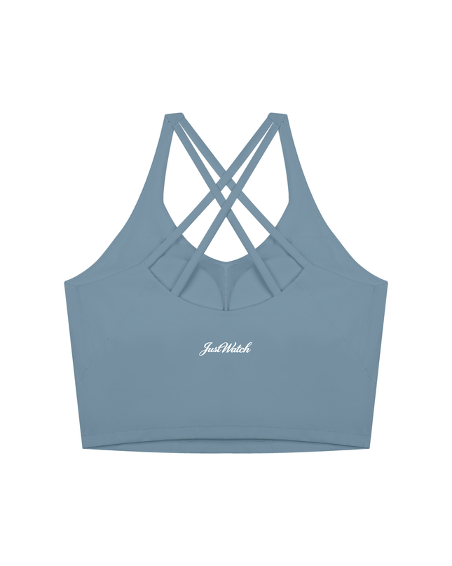 JUSTWATCH VERVE Cross-Back Crop Tank
