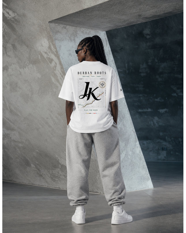 JUSTWATCH x Luc Durban Roots Heavyweight Graphic Tee