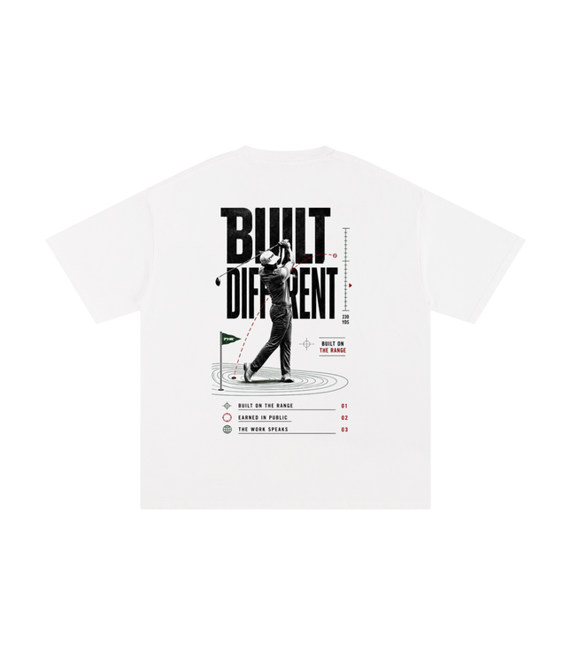 JUSTWATCH Built Different Heavyweight Graphic Tee