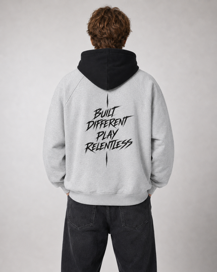 JUSTWATCH x BULL Oversized Thermal Block Hoodie