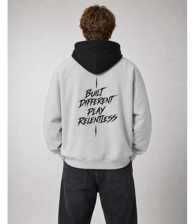 JUSTWATCH x BULL Oversized Thermal Block Hoodie