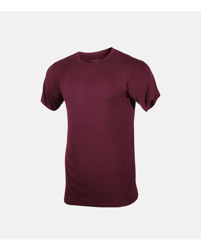 Bamboo Aerotech T-Shirt - Dark Plum