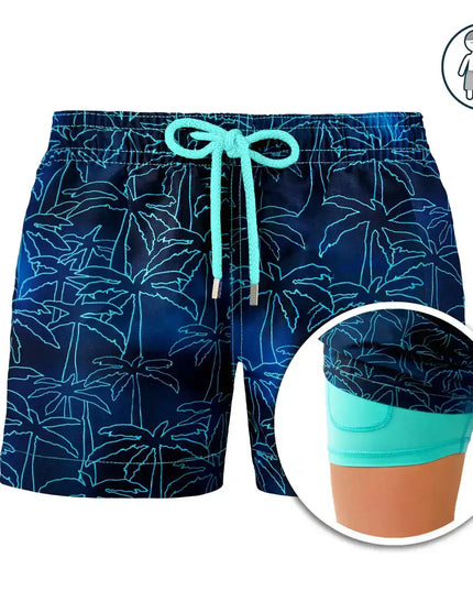 Boys Hybrid Swim & Play Shorts – Foggy Palms