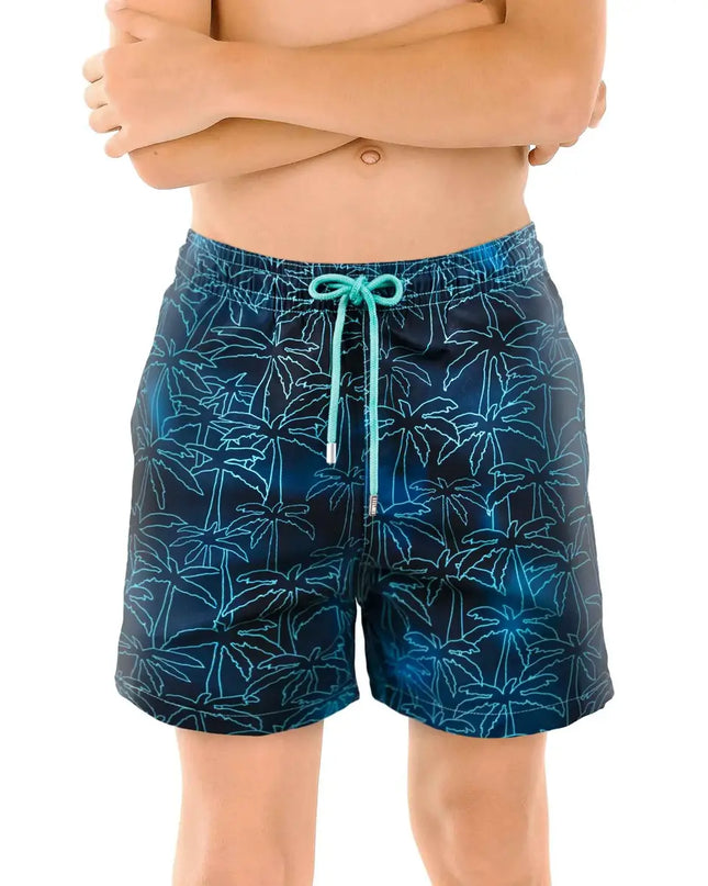 Boys Hybrid Swim & Play Shorts – Foggy Palms