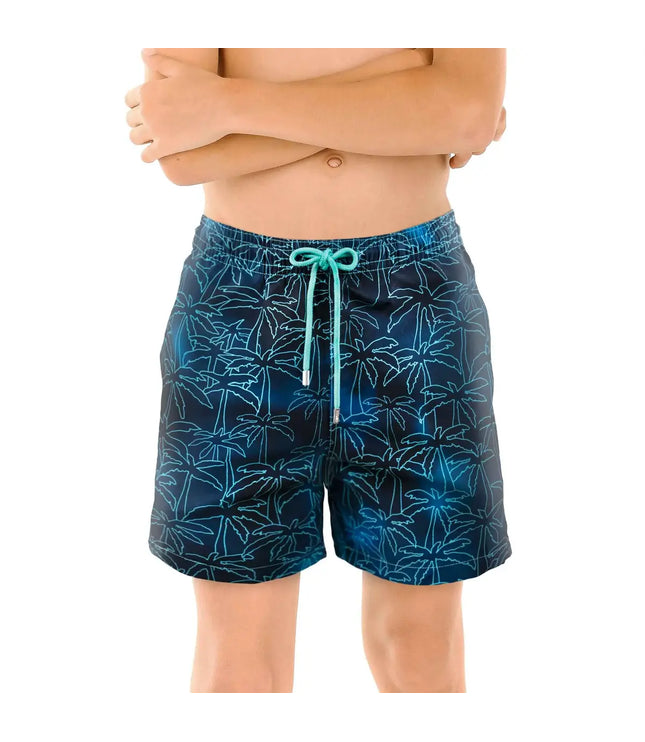 Boys Hybrid Swim & Play Shorts – Foggy Palms