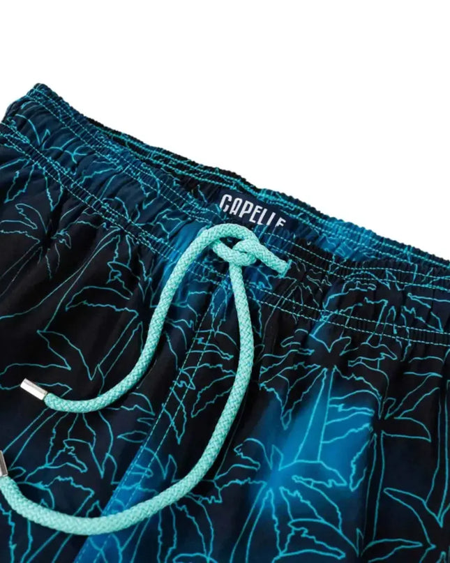 Men’s Premium Compression-Lined Hybrid Shorts – Foggy Palms