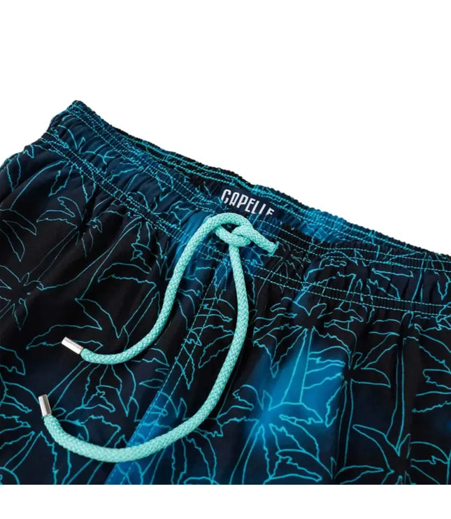 Men’s Premium Compression-Lined Hybrid Shorts – Foggy Palms
