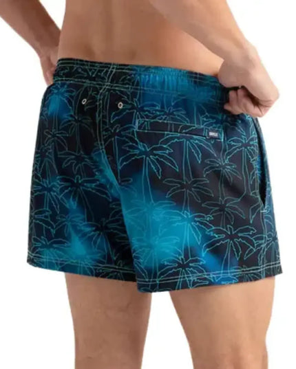 Men’s Premium Compression-Lined Hybrid Shorts – Foggy Palms
