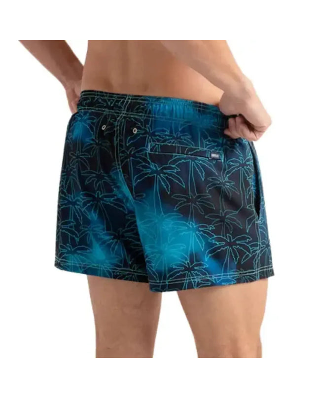 Men’s Premium Compression-Lined Hybrid Shorts – Foggy Palms