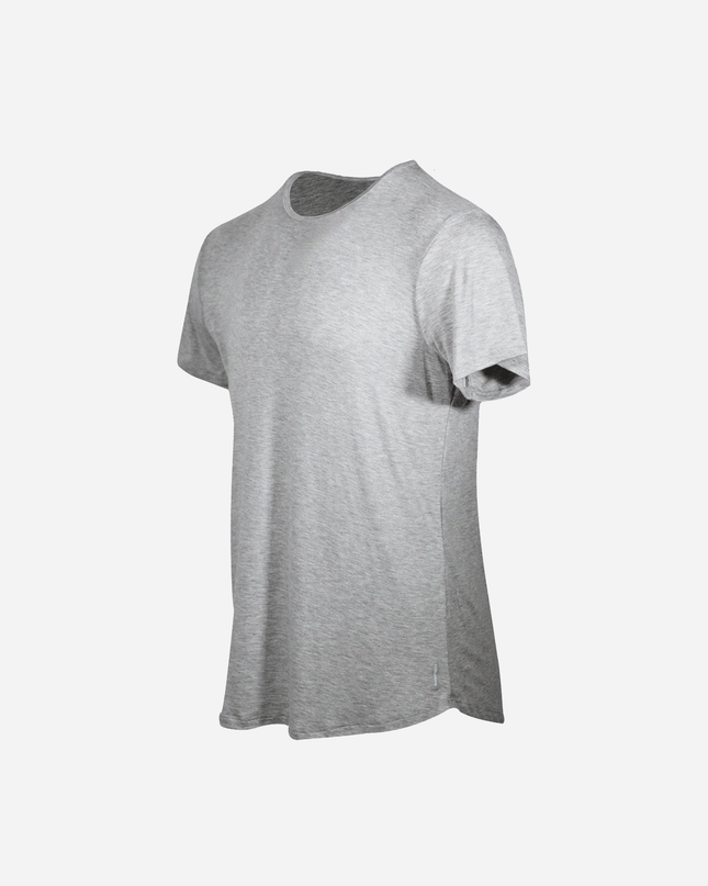 Bamboo Swift Curve-Hem Tee - Black