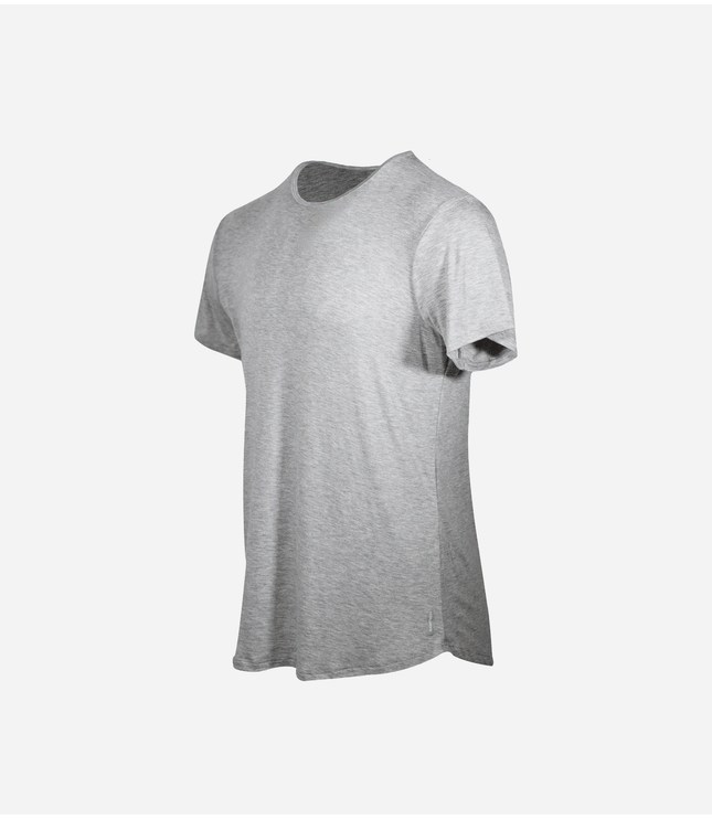 Bamboo Swift Curve-Hem Tee - Black