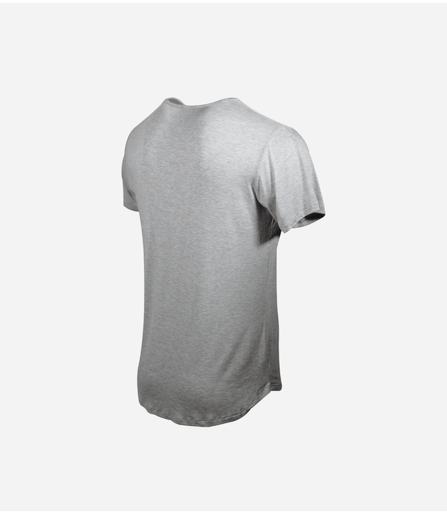 Bamboo Swift Curve-Hem Tee - Black