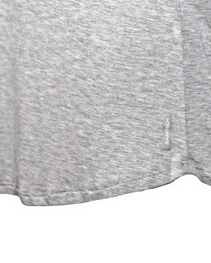 Bamboo Swift Curve-Hem Tee - Black