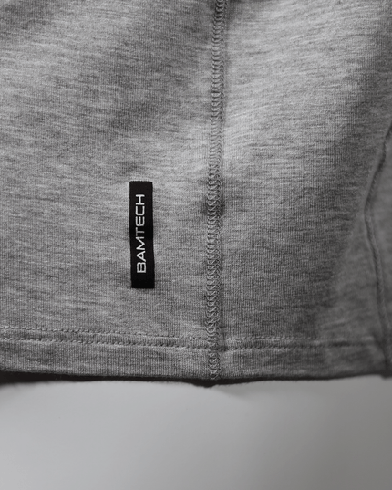 Bamboo Aerotech Tank - Heather Grey