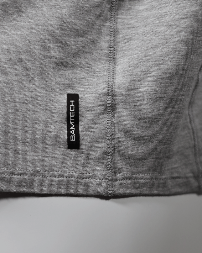 Bamboo Aerotech Tank - Heather Grey
