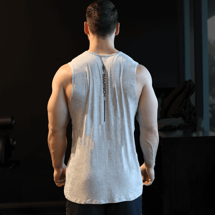 Bamboo Aerotech Tank - Training Div. Heather Grey