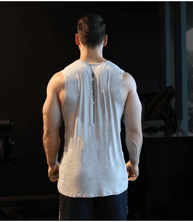 Bamboo Aerotech Tank - Training Div. Heather Grey