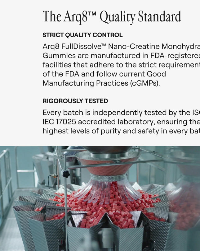 Arq8™ Creatine Monohydrate Gummies
