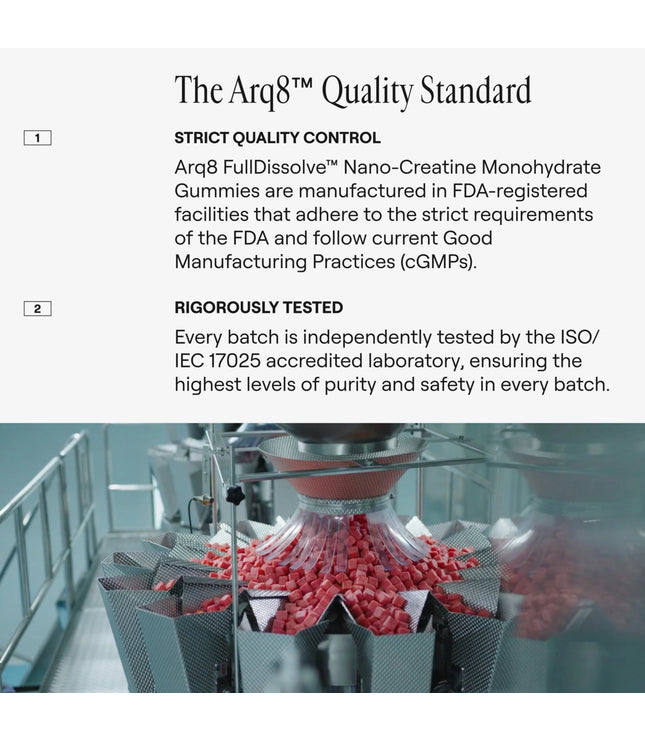 Arq8™ Creatine Monohydrate Gummies