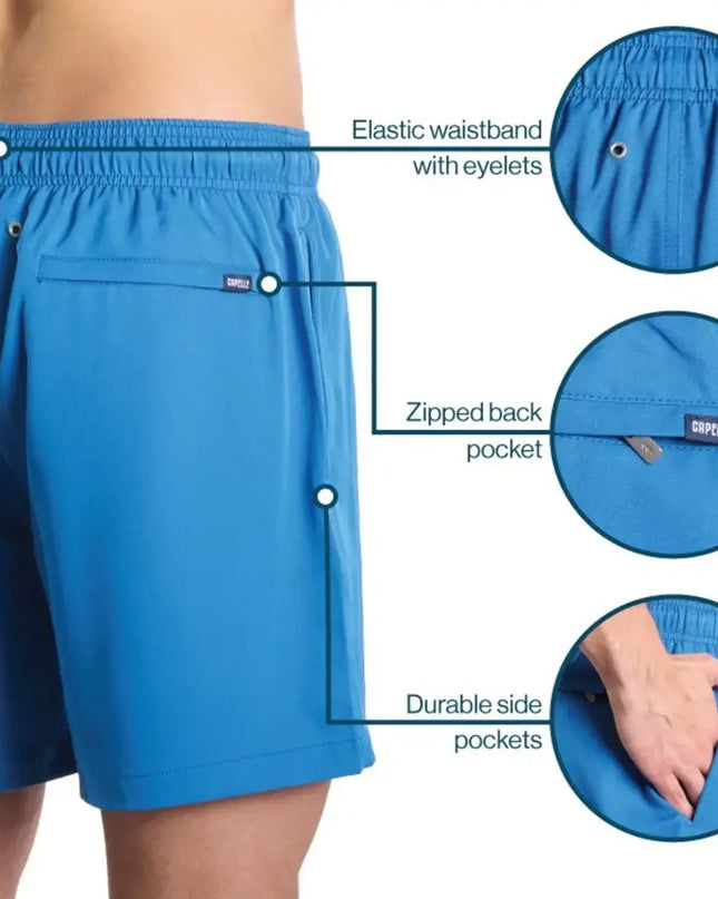 Men’s Premium Compression-Lined Hybrid Shorts – Deco Maze - Surf and Storm