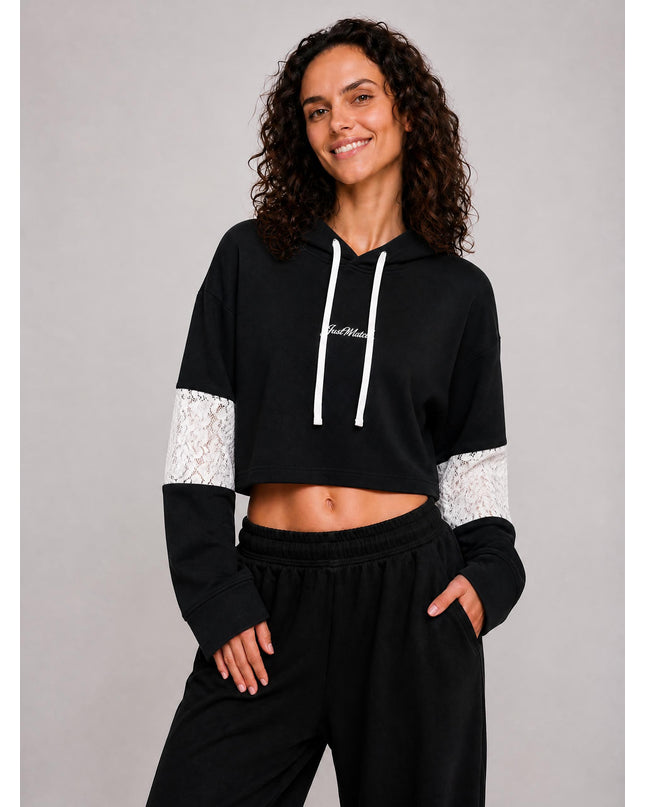 JUSTWATCH Atelier Crop Hoodie