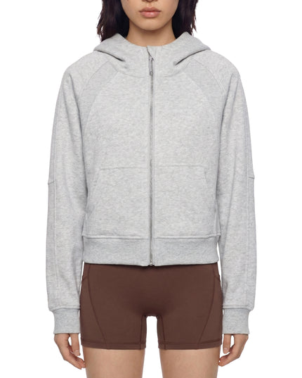 JUSTWATCH ARC Cropped Zip Hoodie