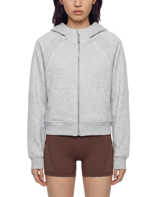 JUSTWATCH ARC Cropped Zip Hoodie