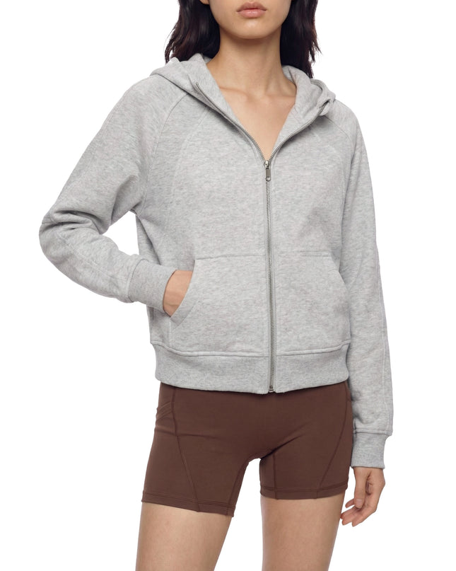 JUSTWATCH ARC Cropped Zip Hoodie