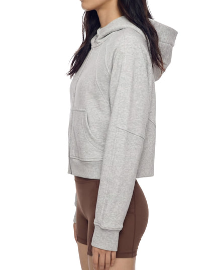 JUSTWATCH ARC Cropped Zip Hoodie