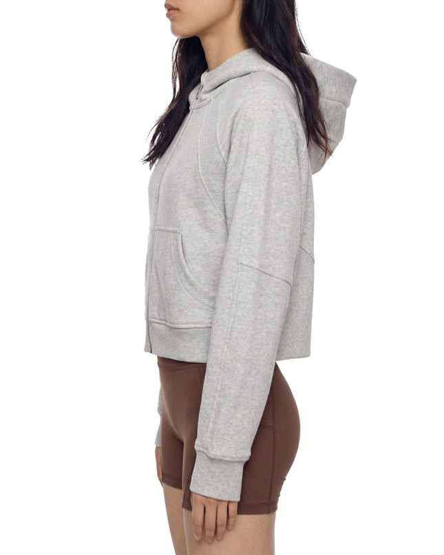 JUSTWATCH ARC Cropped Zip Hoodie