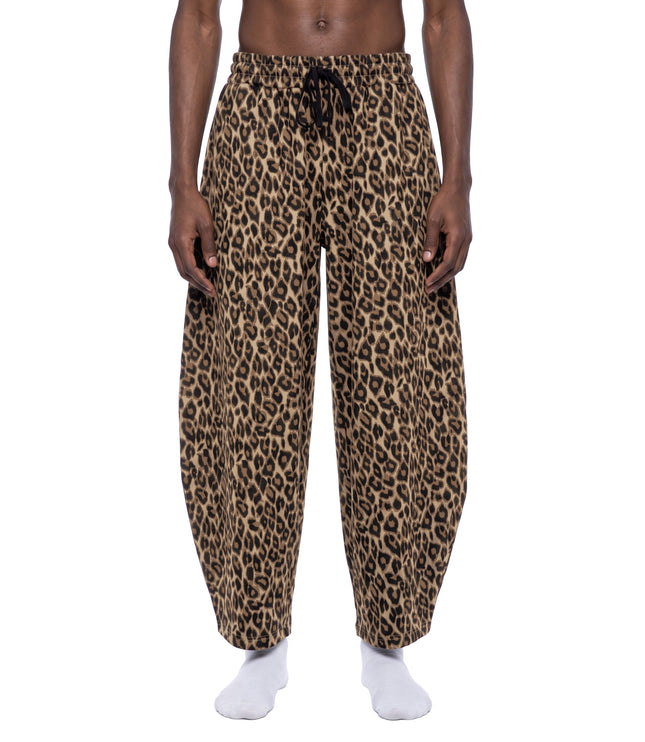 JUSTWATCH WATCHLIN LEOPARD BARREL SWEATPANT
