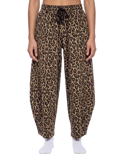 JUSTWATCH WATCHLIN LEOPARD BARREL SWEATPANT