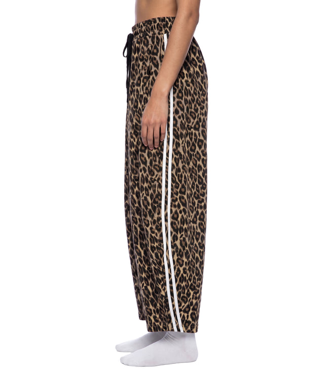 JUSTWATCH WATCHLIN LEOPARD BARREL SWEATPANT