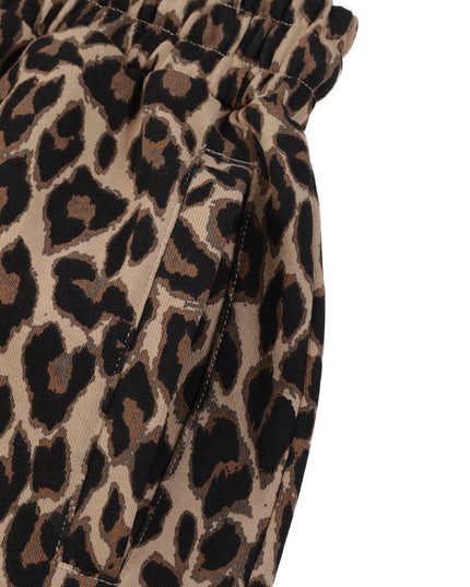 JUSTWATCH WATCHLIN LEOPARD BARREL SWEATPANT