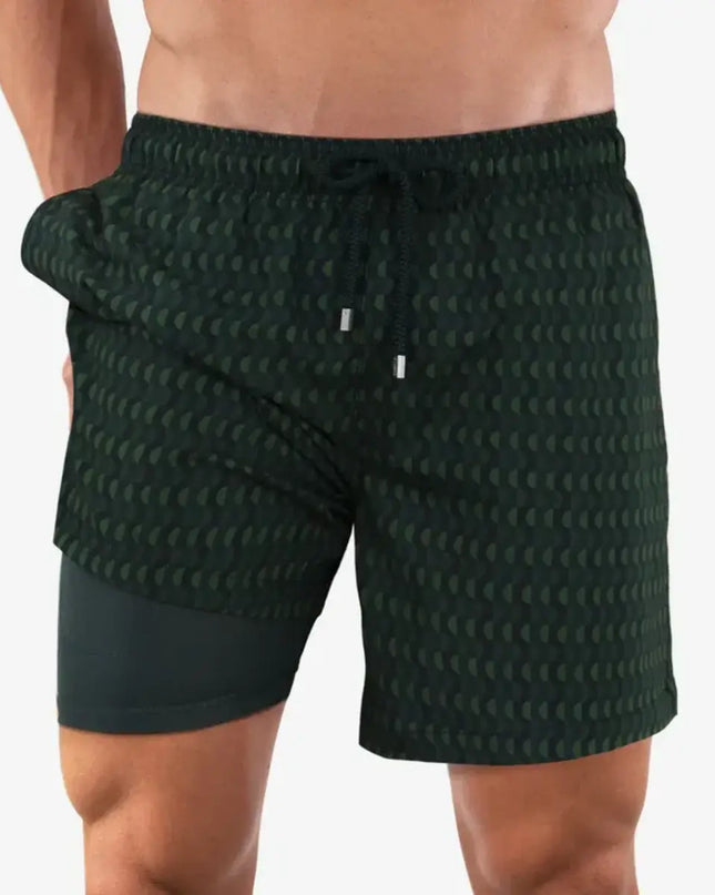 Men’s Premium Compression-Lined Hybrid Shorts – Ipanema