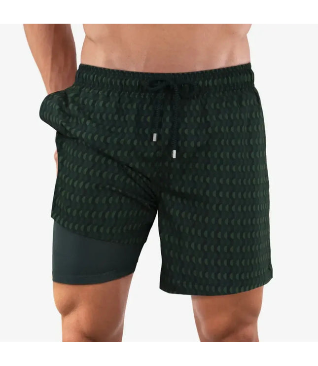 Men’s Premium Compression-Lined Hybrid Shorts – Ipanema