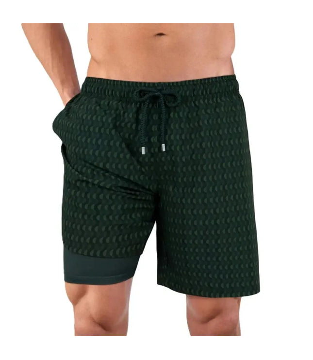 Men’s Premium Compression-Lined Hybrid Shorts – Ipanema