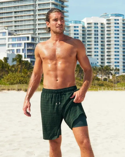Men’s Premium Compression-Lined Hybrid Shorts – Ipanema
