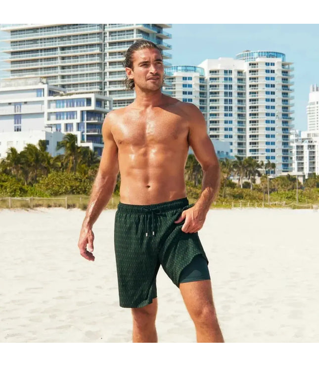 Men’s Premium Compression-Lined Hybrid Shorts – Ipanema