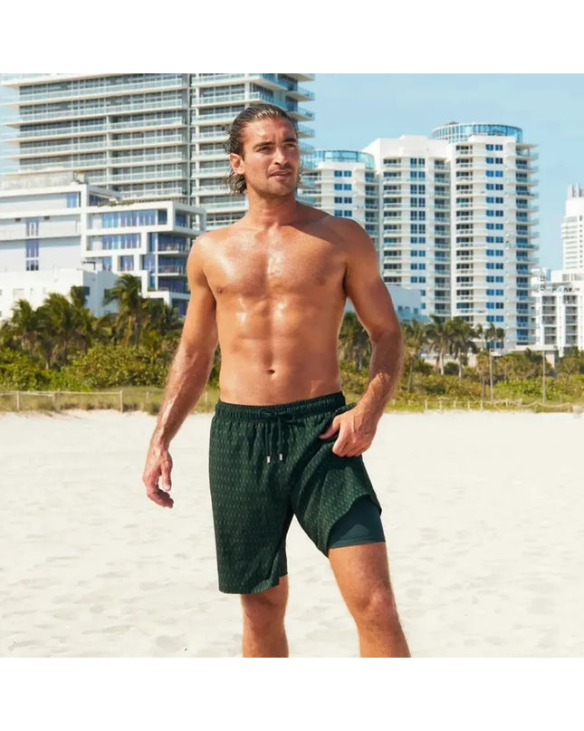 Men’s Premium Compression-Lined Hybrid Shorts – Ipanema