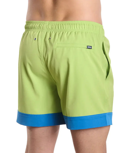 Men’s Premium Compression-Lined Hybrid Shorts – Key Lime