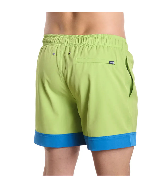 Men’s Premium Compression-Lined Hybrid Shorts – Key Lime