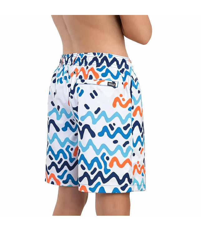 Boys Hybrid Swim & Play Shorts – Line Rush - Ocean and Sol