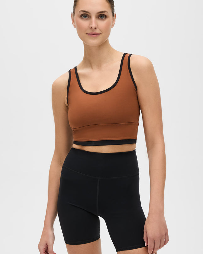 Lisse Bra Chestnut/Black