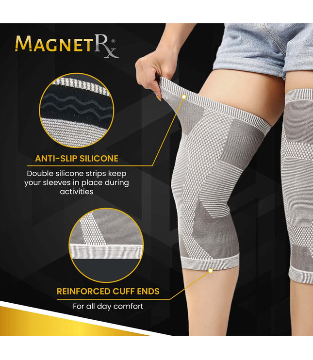Magnetic Therapy Knee Compression Sleeves (Pair)