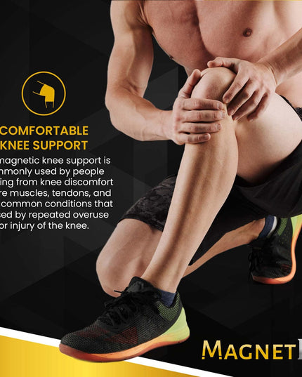 Magnetic Therapy Knee Compression Sleeves (Pair)
