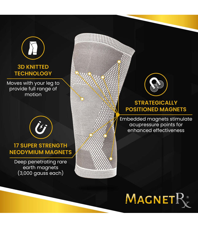 Magnetic Therapy Knee Compression Sleeves (Pair)
