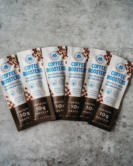 Coffee Boosters - Unflavored Collagen + Electrolytes (6 Single Packs)